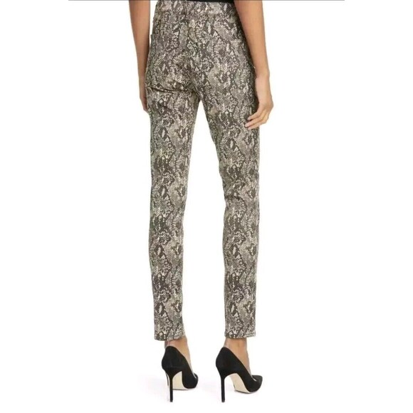 VERONICA BEARD 'Kate' Snake-Print High-Rise Skinny Jeans Size 2/26 - Picture 2 of 5